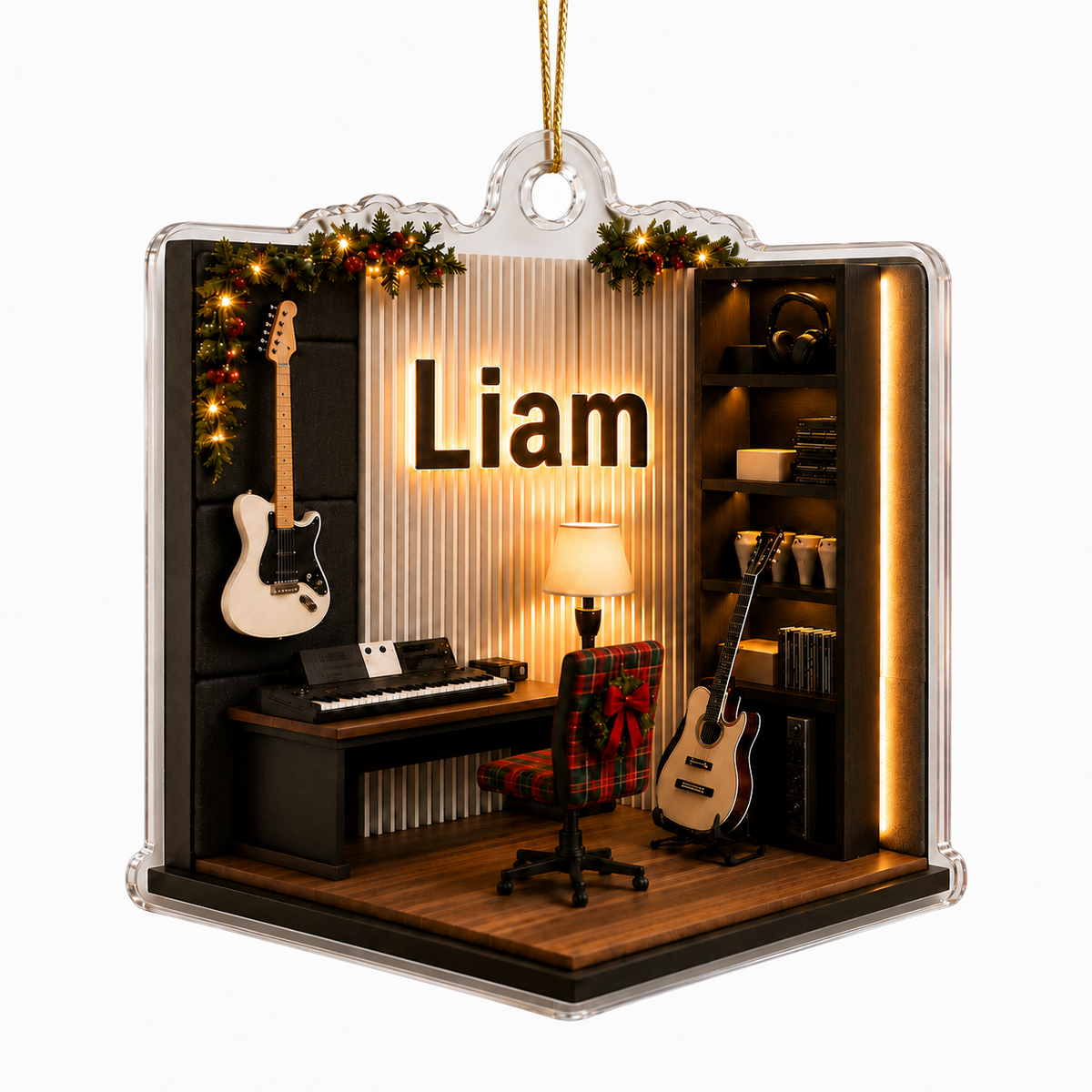 Piano Custome Name Acrylic Style 13