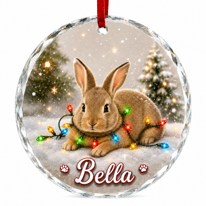 Glass Animal Led Light Rabbit