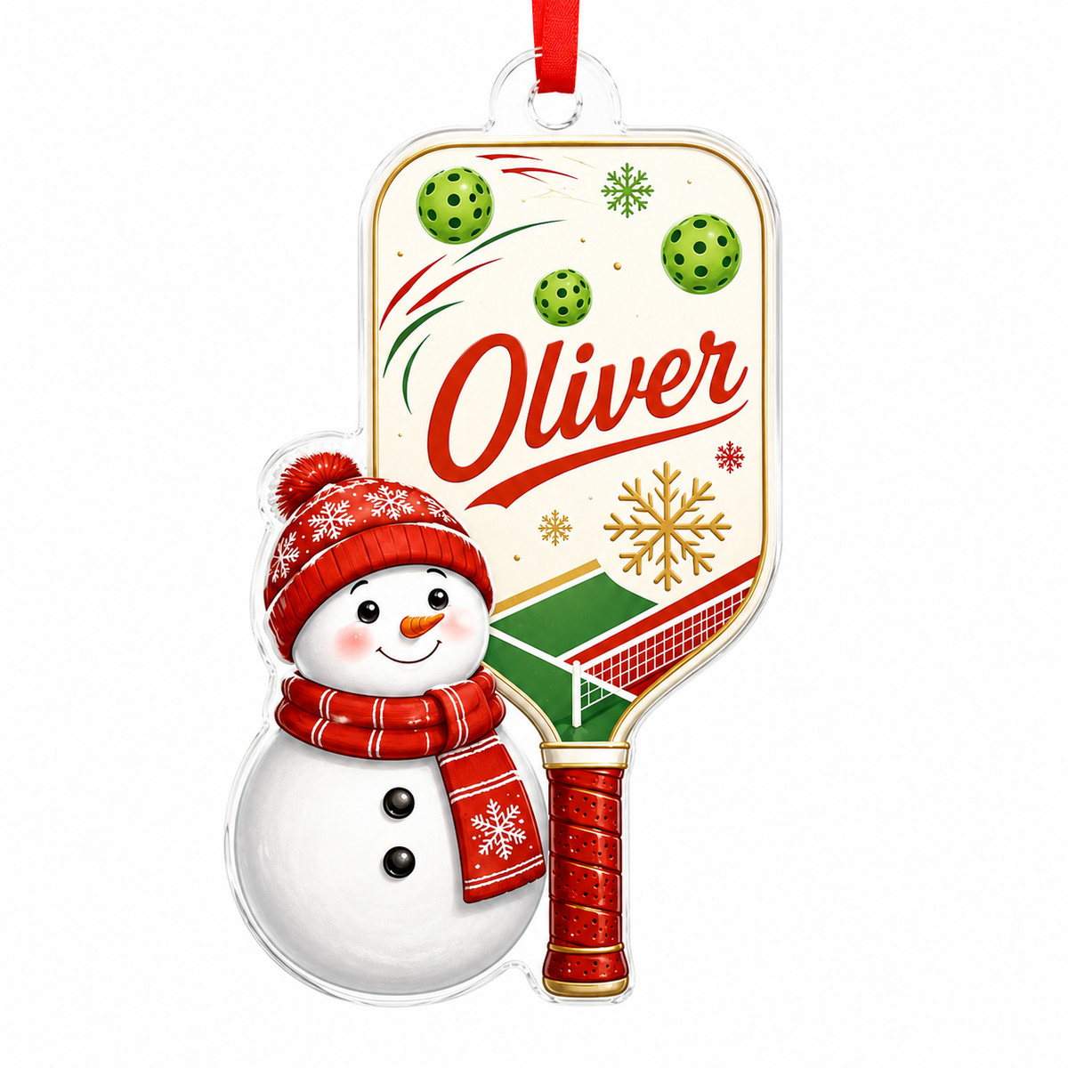 Custom Name Pickleball Acrylic Style 7