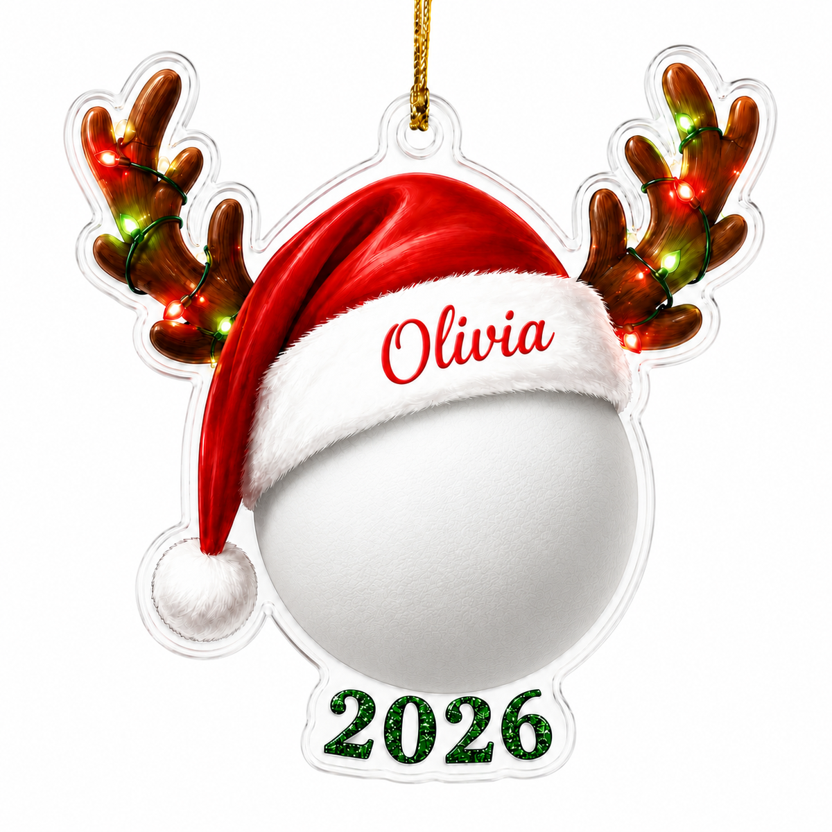 Christmas Sports 2026 Lacrosse Acrylic