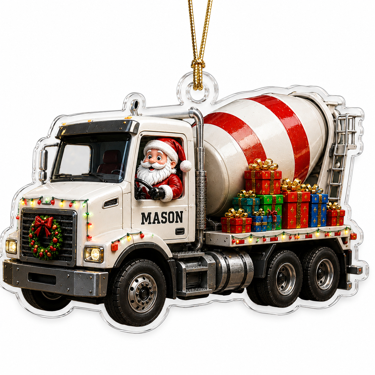Santa Vehicle Concrete Mixer