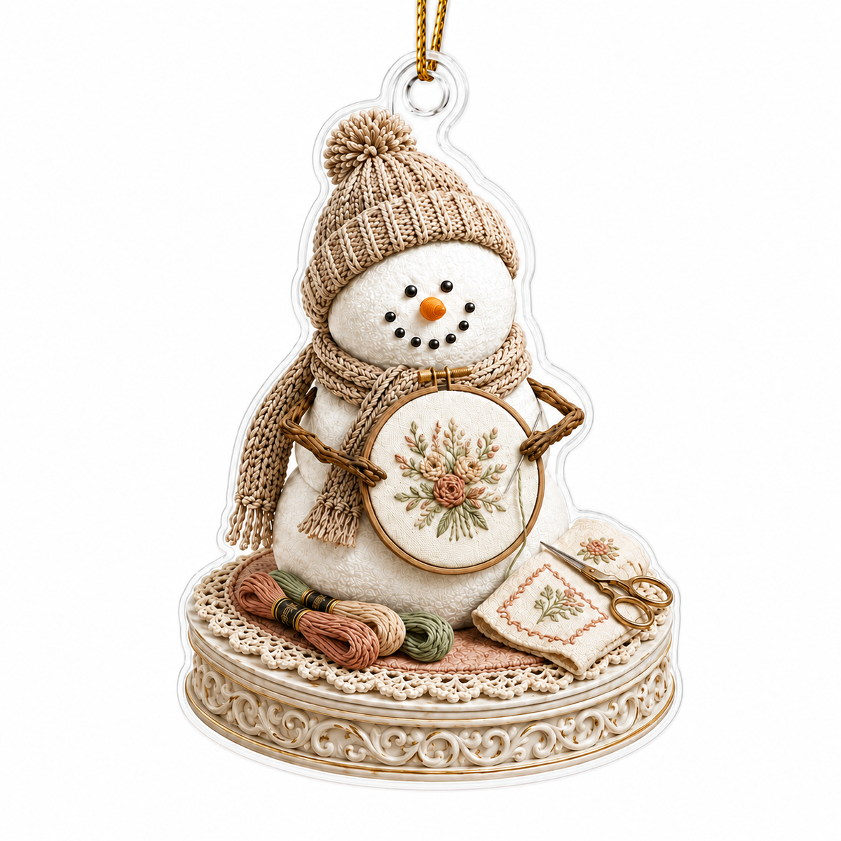 Snowman Hobbies Acrylic Embroidery