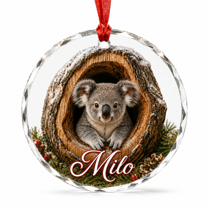 Glass ornament Animal Koala