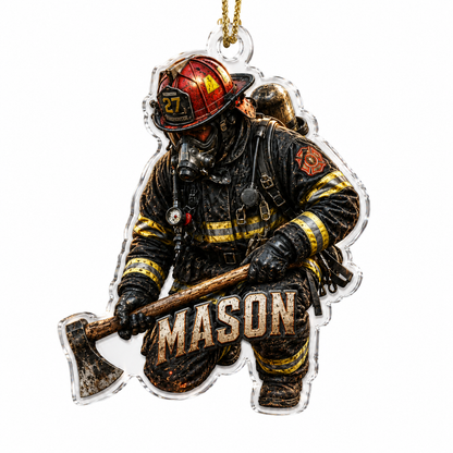 Firefighter With Axe