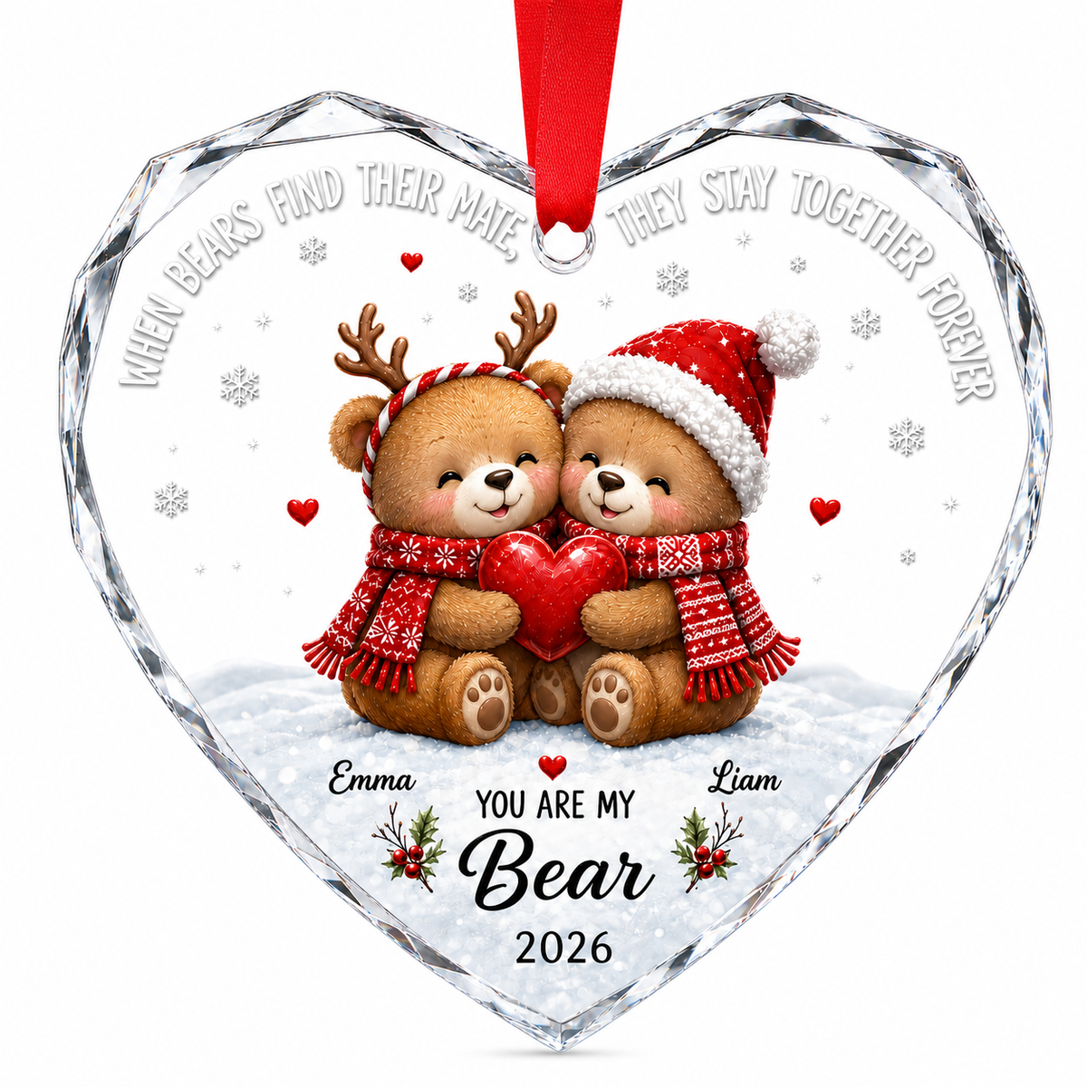 Custom Animal Couple Bear