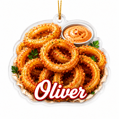 Breakfast Custom Name Onion Rings Acrylic