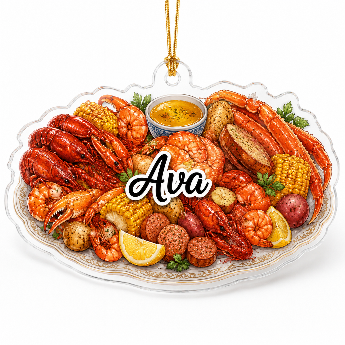 Food Dinner Seafood Boil Platter