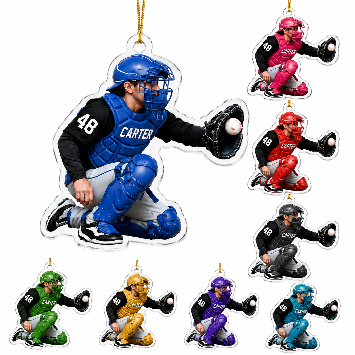 Baseball Acrylic Style 4