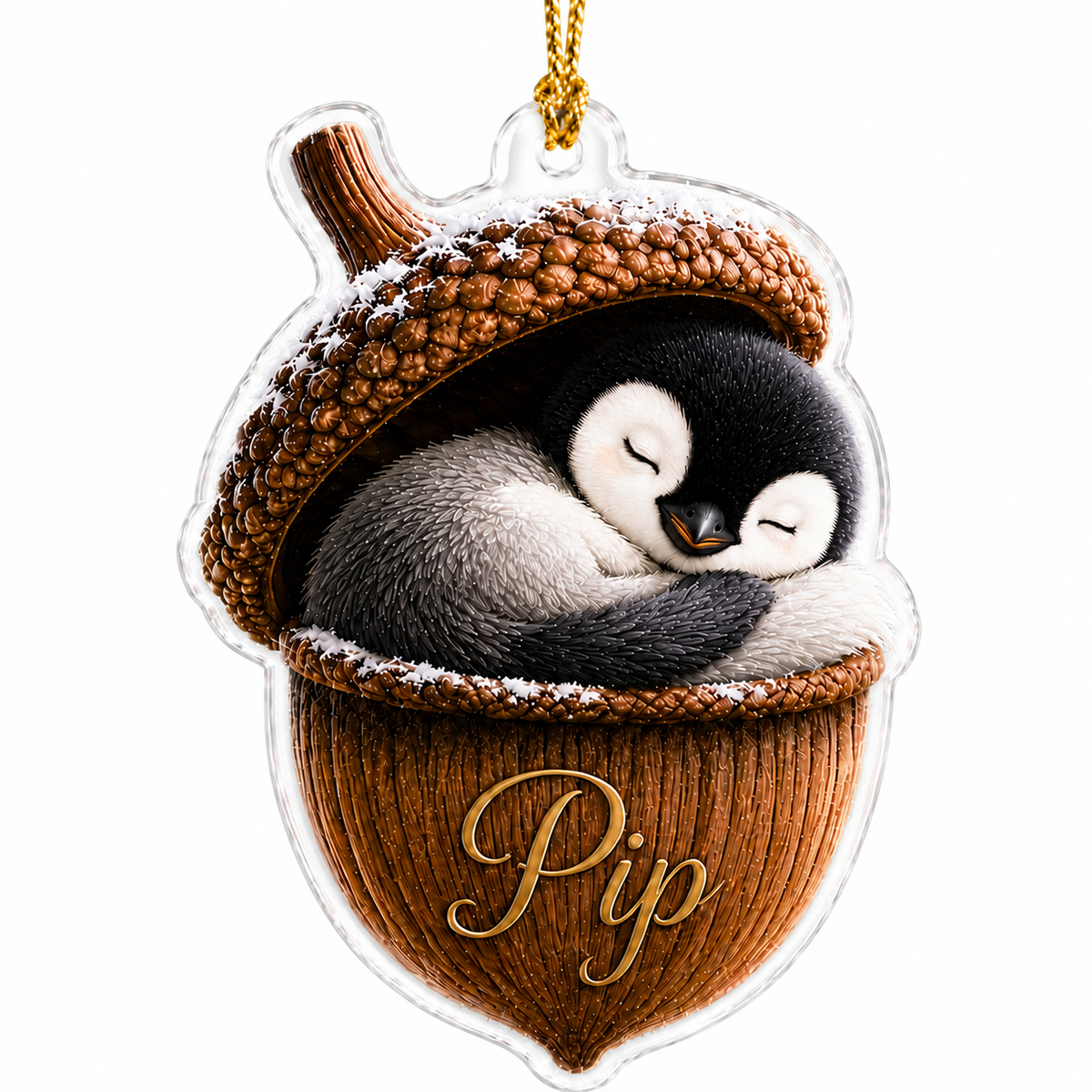 Animal Tree Decor Acrylic Peguin