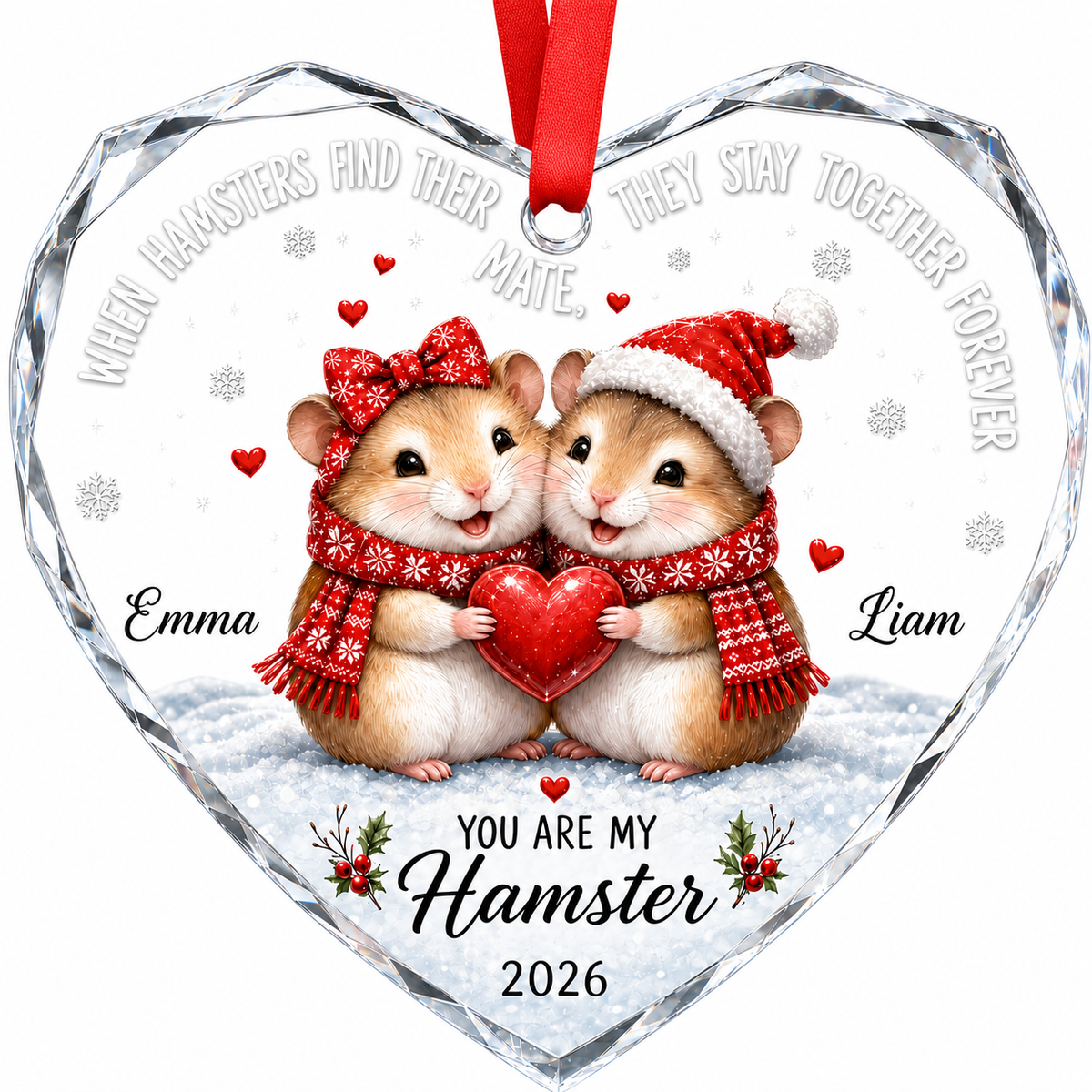 Custom Animal Couple Hamster