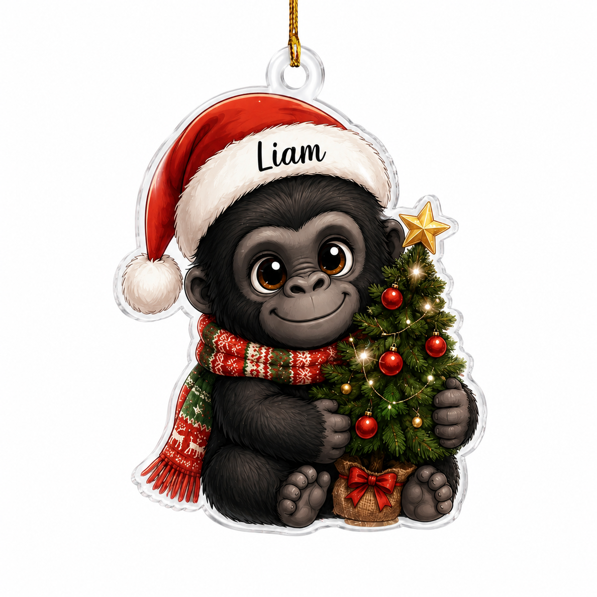 Animal Christmas Gorilla