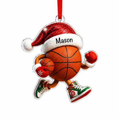 Sport Running Custome Name Acrylic Basketball