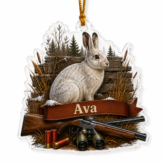 Animal Acrylic Snowshoe Hare