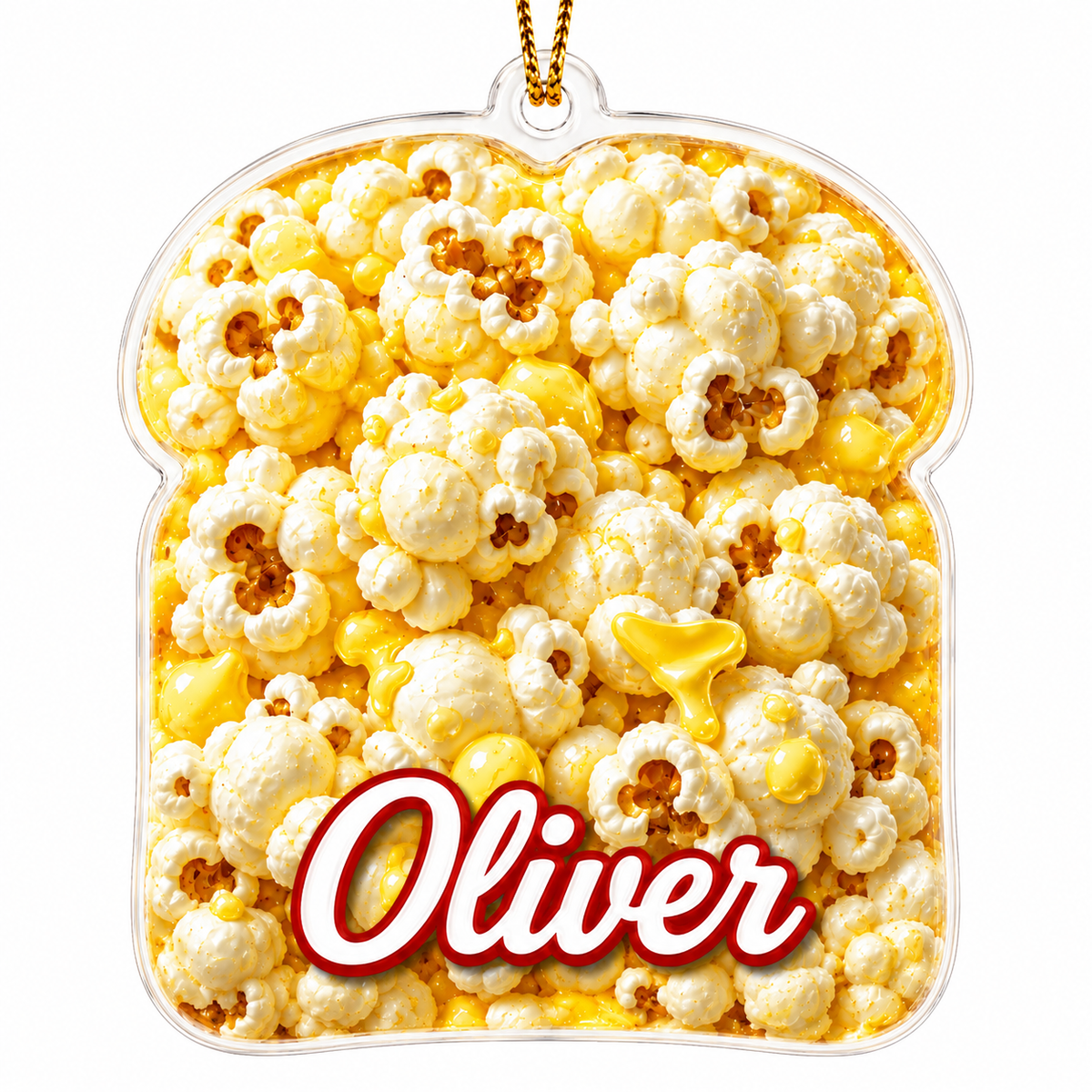 Breakfast Custom Name Buttered Popcorn Acrylic