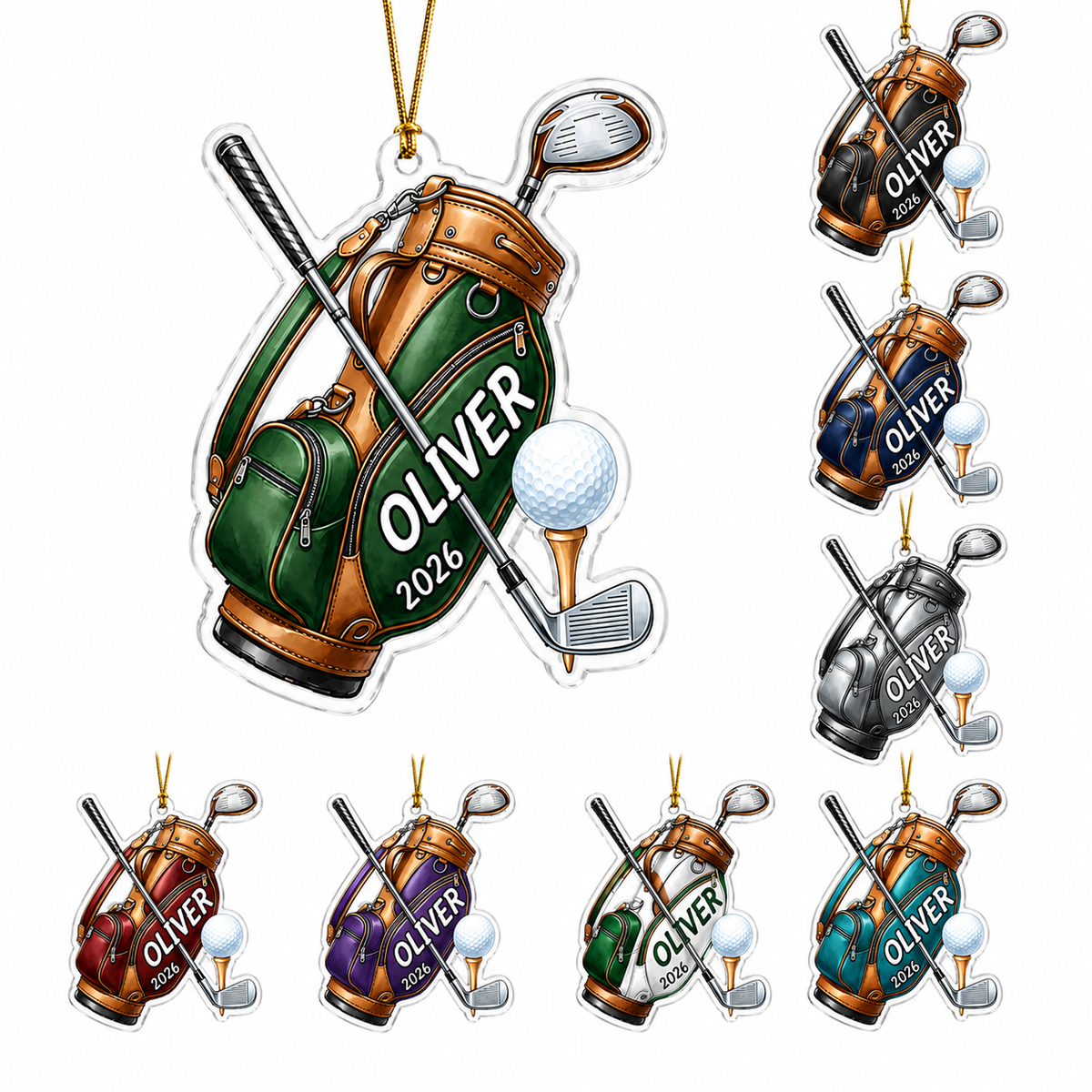 Golf Acrylic Style 7
