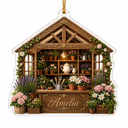Custom Gardening Flower Shop Acrylic