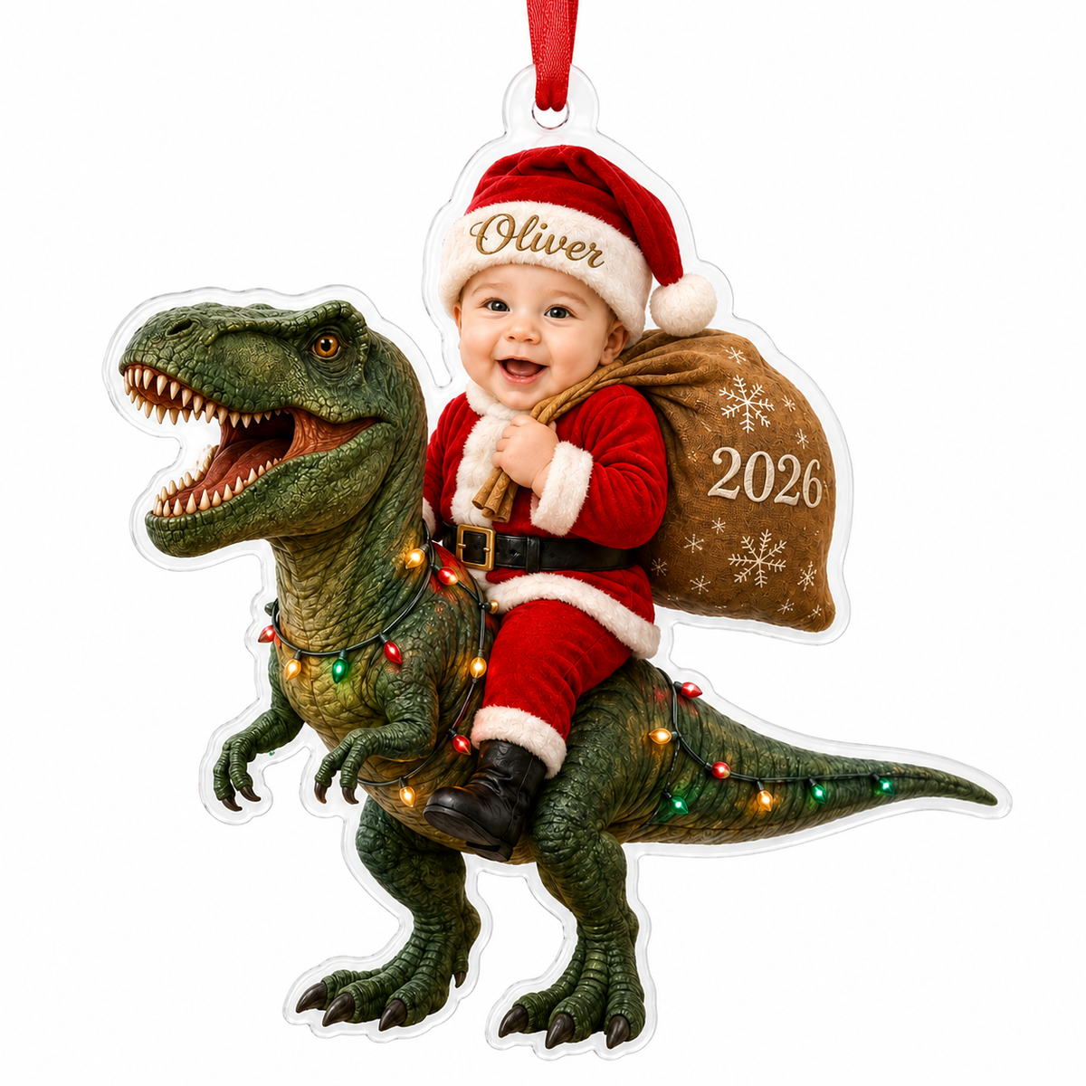 Custom Photo Baby Animal T-Rex Dinosaur
