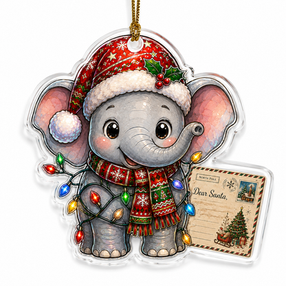 Animal With Christmas Led Elephant
