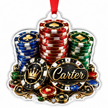 Pocker Custome Name Acrylic Diversity