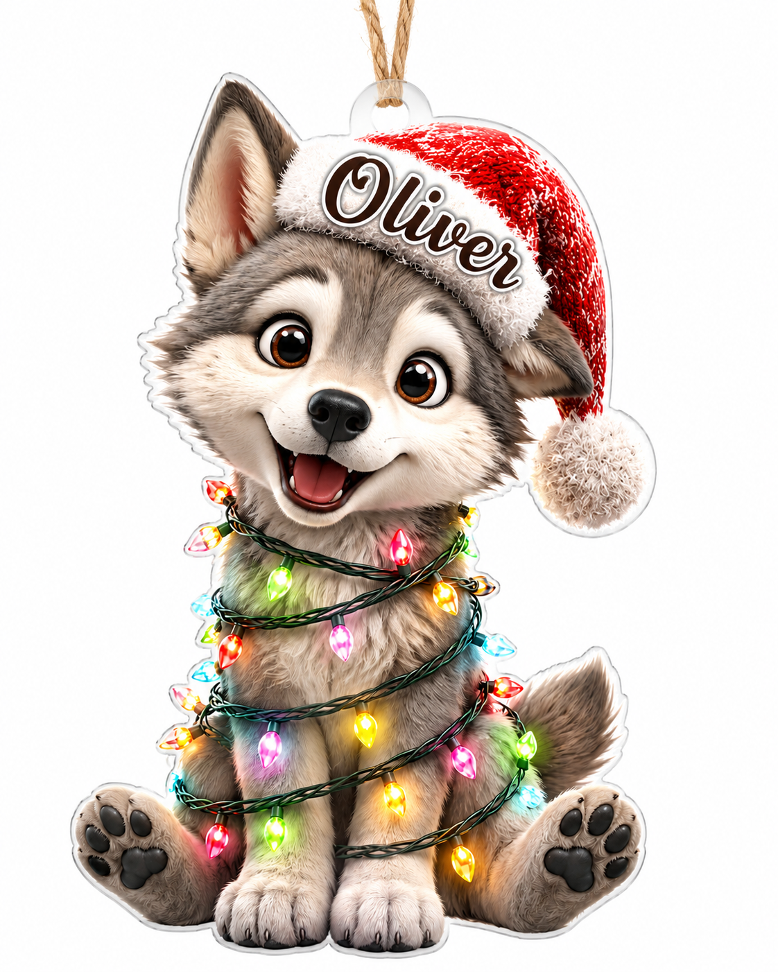 Animal Led Light Wolf