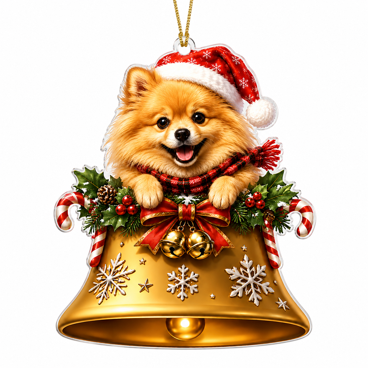 Dog Christmas Bell Pomeranian