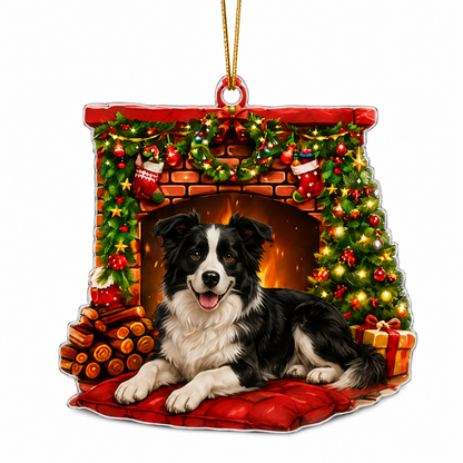 Dog Christmas Tree Border Collie