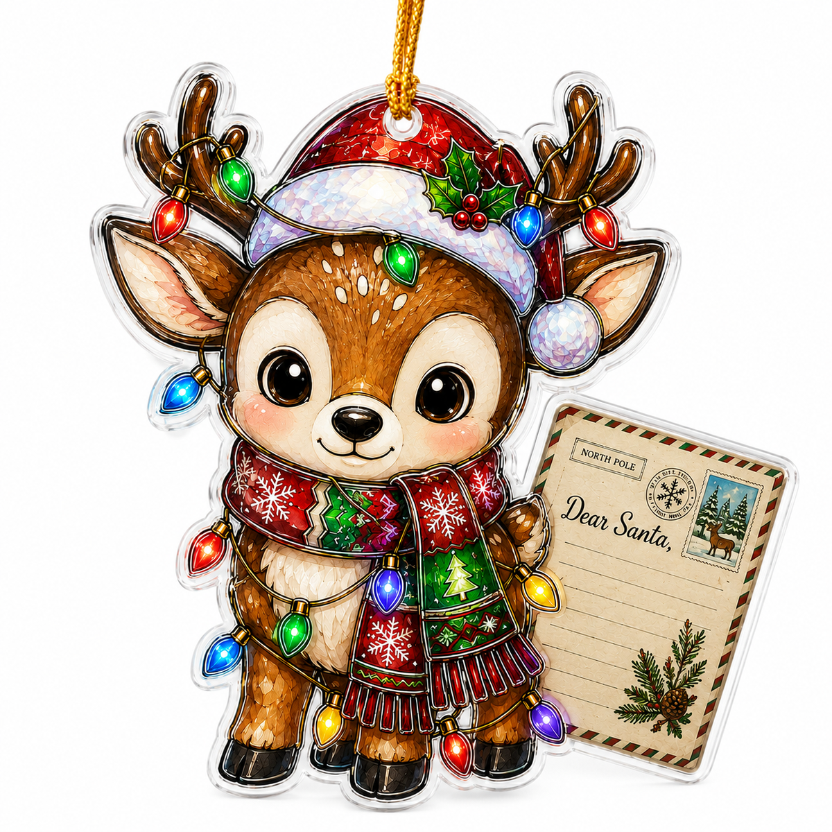 Animal With Christmas Led Deer
