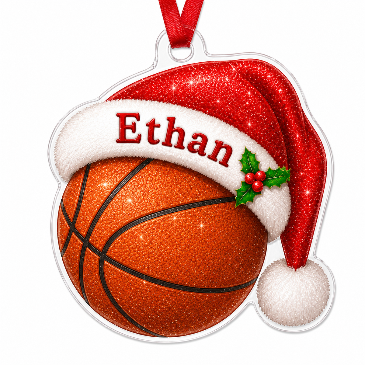 Sport Custome Name Acrylic Basketball