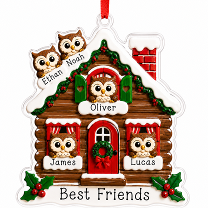 Christmas Animal House Owl