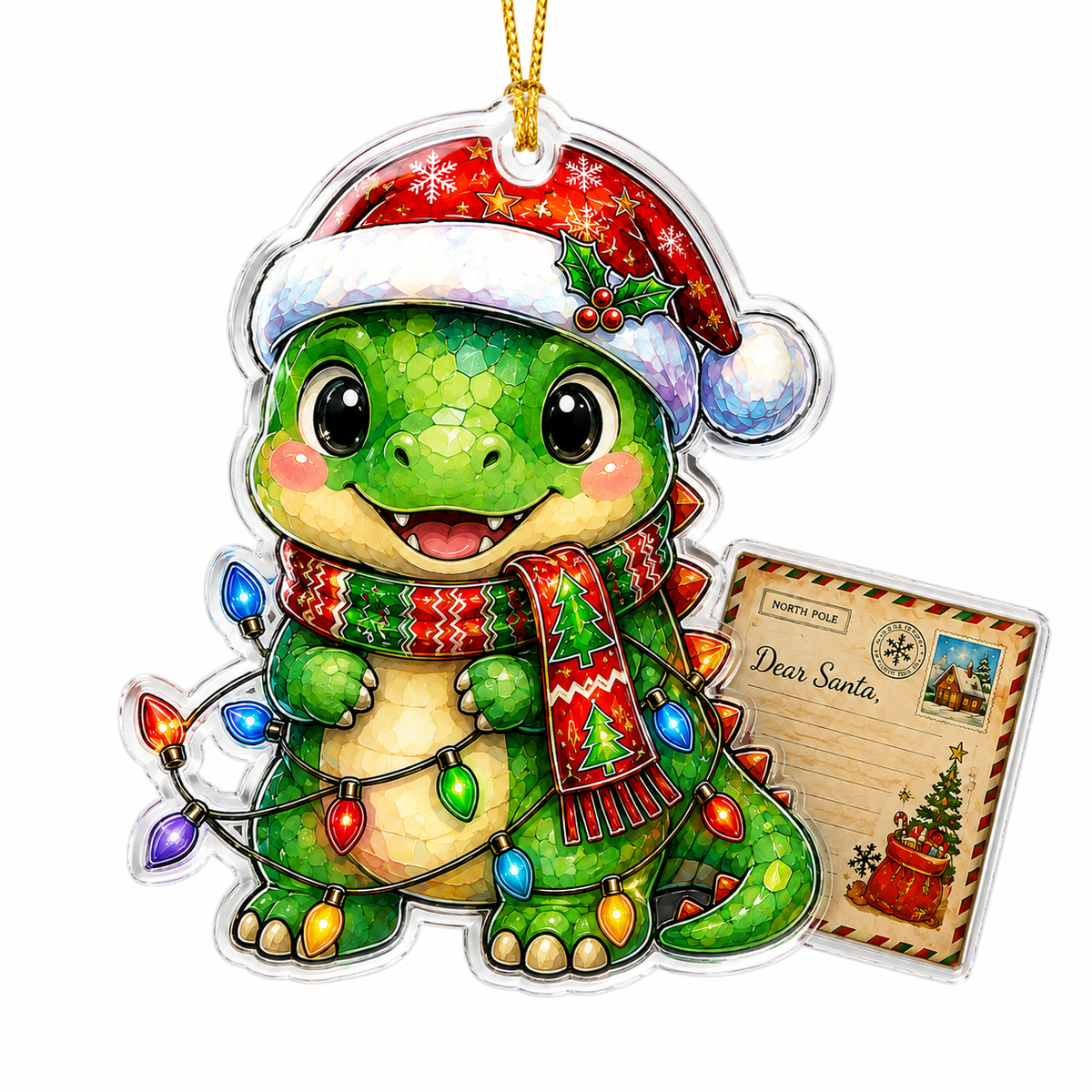Animal With Christmas Led Dinosaur