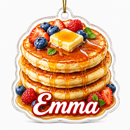 Breakfast Custom Name Classic Pancakes Acrylic
