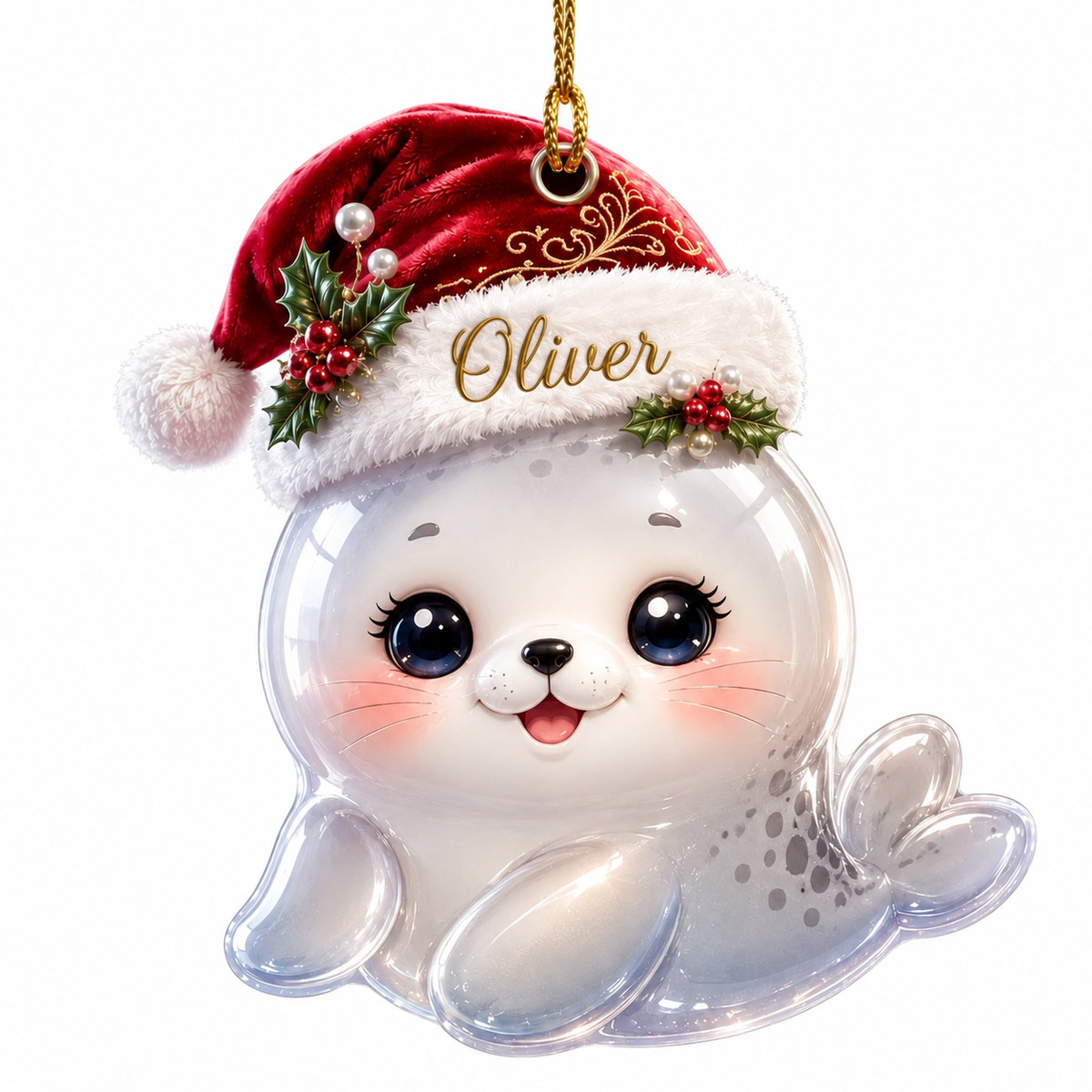Animal With Santa Hat Seal