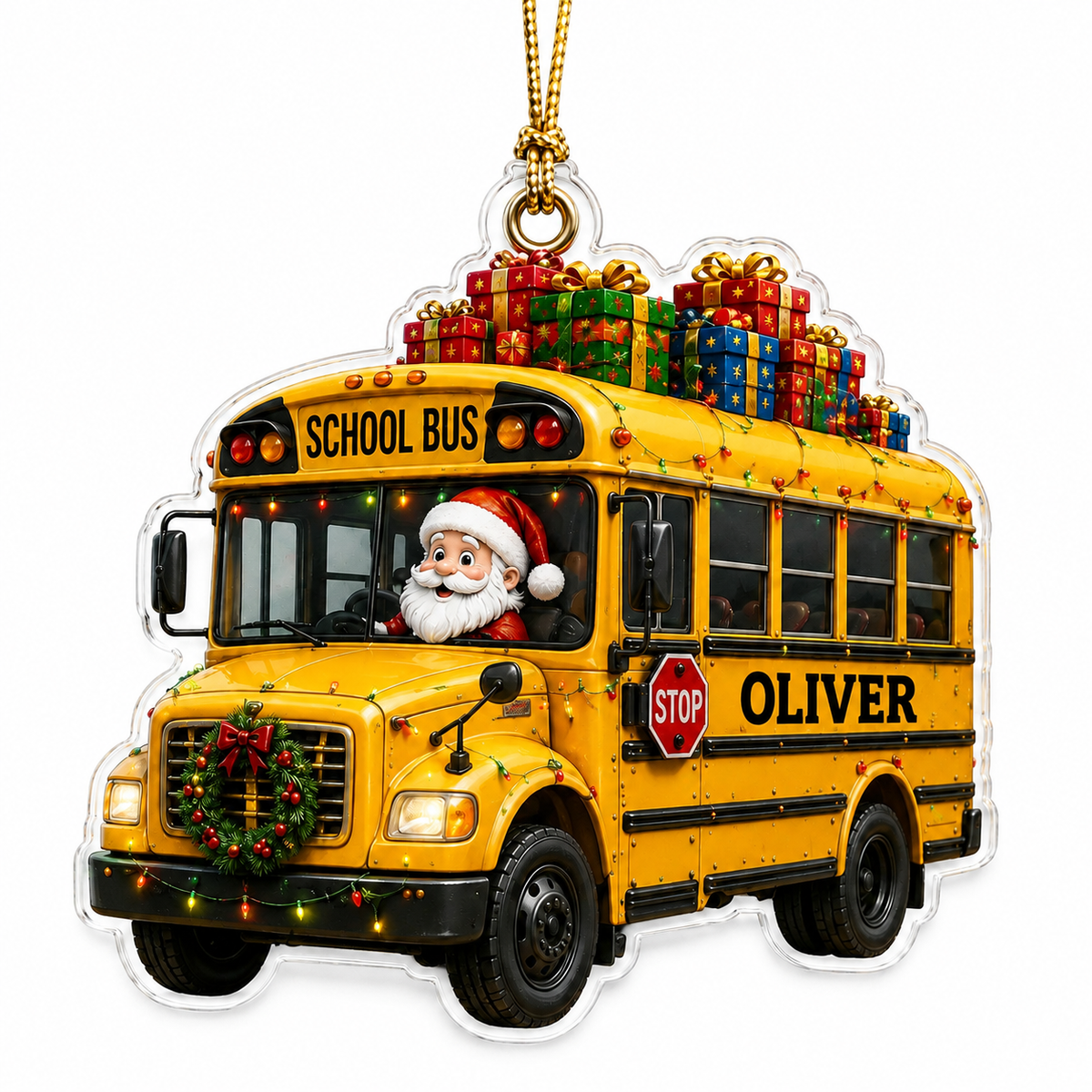 Santa Vehicle School Bus