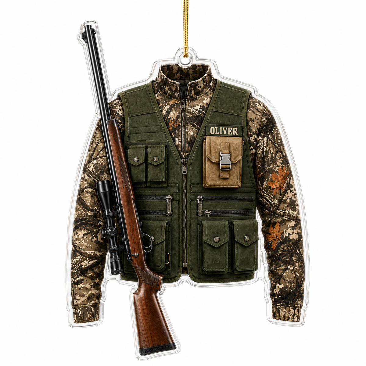 Personalized Hunting Field Vest Acrylic
