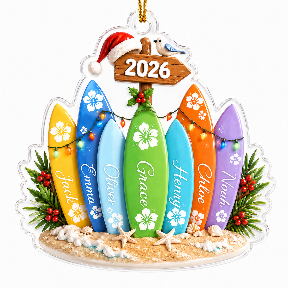 Surfing Personalize Acrylic 2026 Surfboard