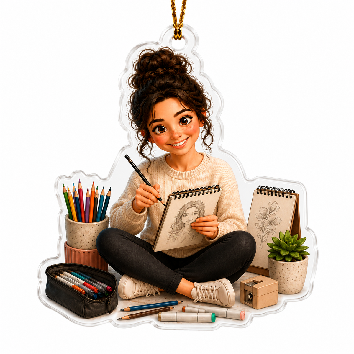 Custom Photo Hobbies Acrylic - Drawing