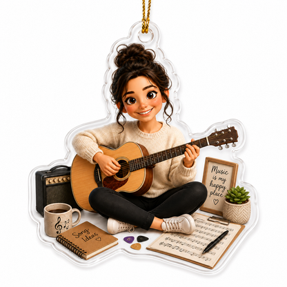Custom Photo Hobbies Acrylic - Playing Guitar