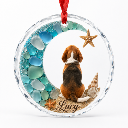 Custom Dog Seashell Beagle