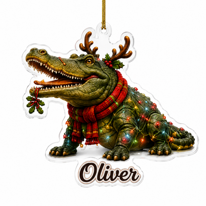 Christmas Animal Crocodile