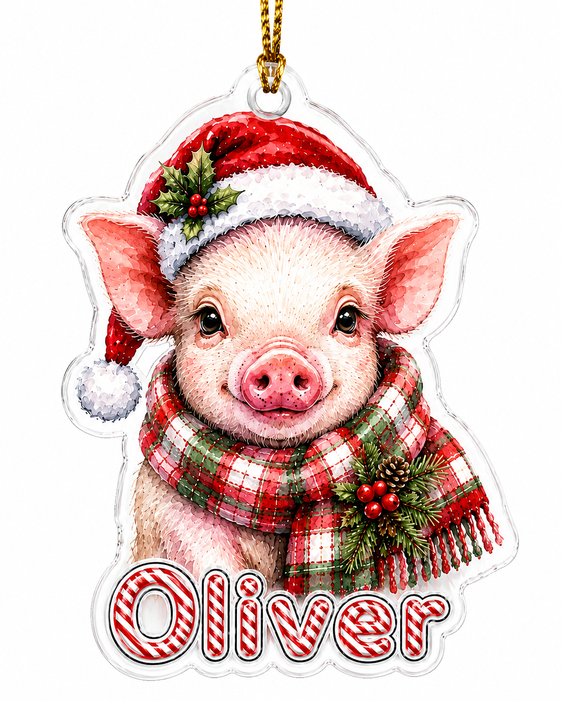 Christmas Farm Animal Piglet