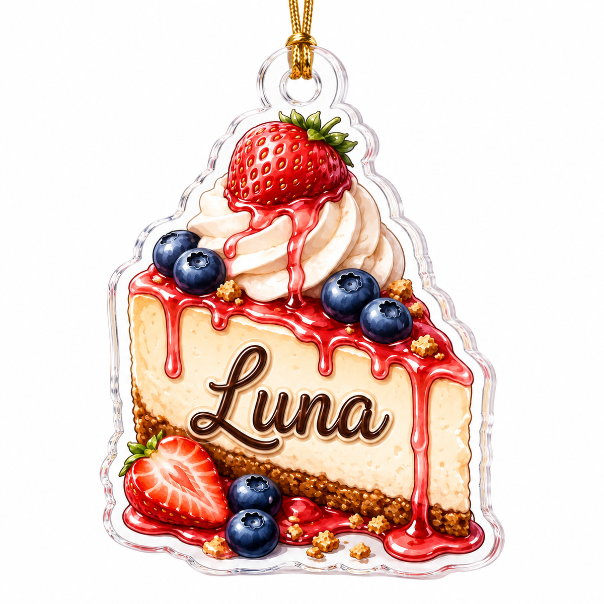 Custom Dessert Cheesecake Acrylic
