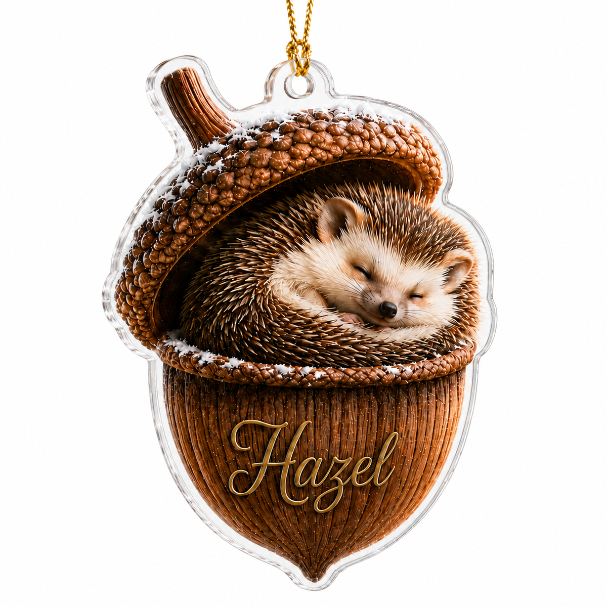 Animal Tree Decor Acrylic Hedgehog