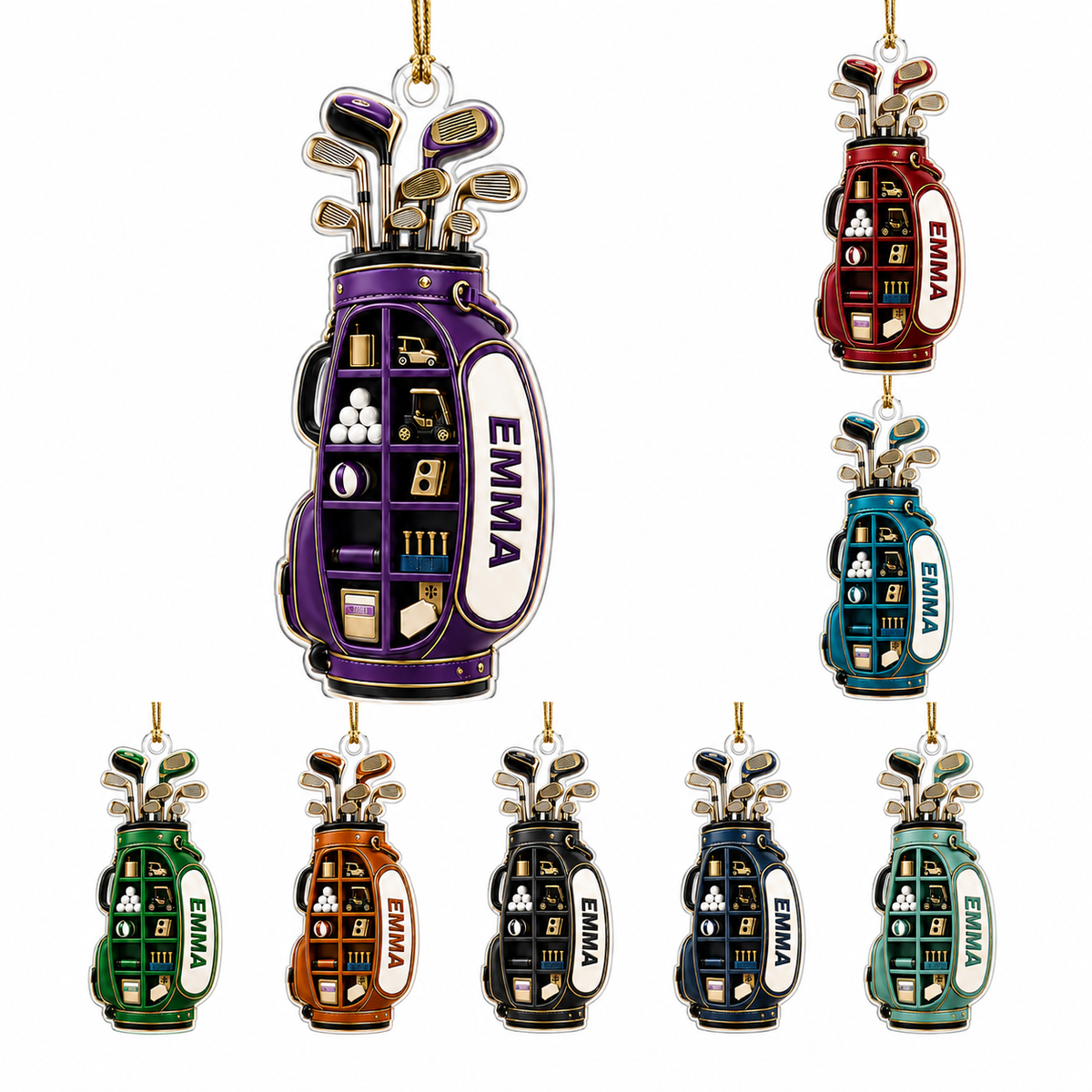 Golf Acrylic Style 4
