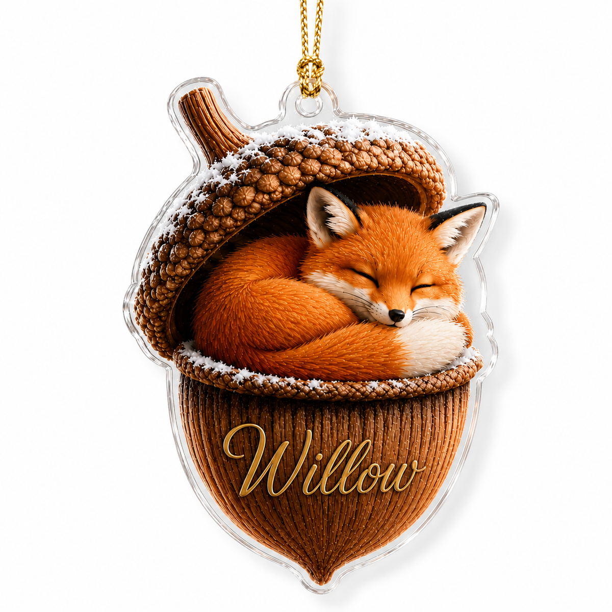 Animal Tree Decor Acrylic Fox