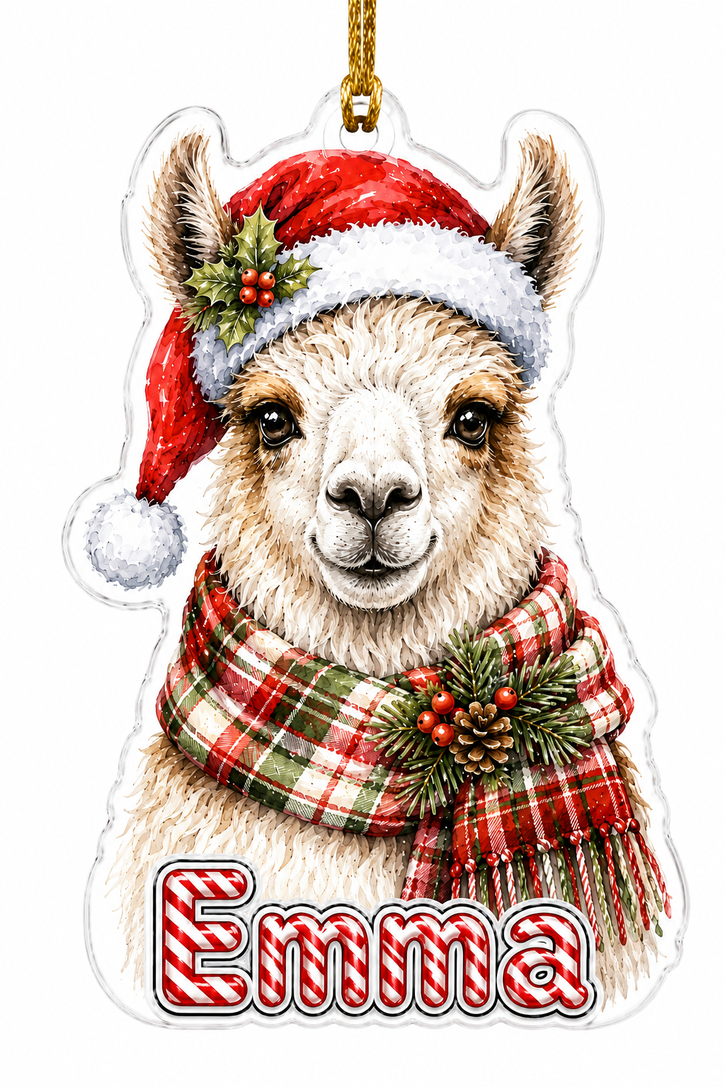 Christmas Farm Animal Llama
