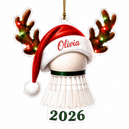 Christmas Sports 2026 Badminton Acrylic