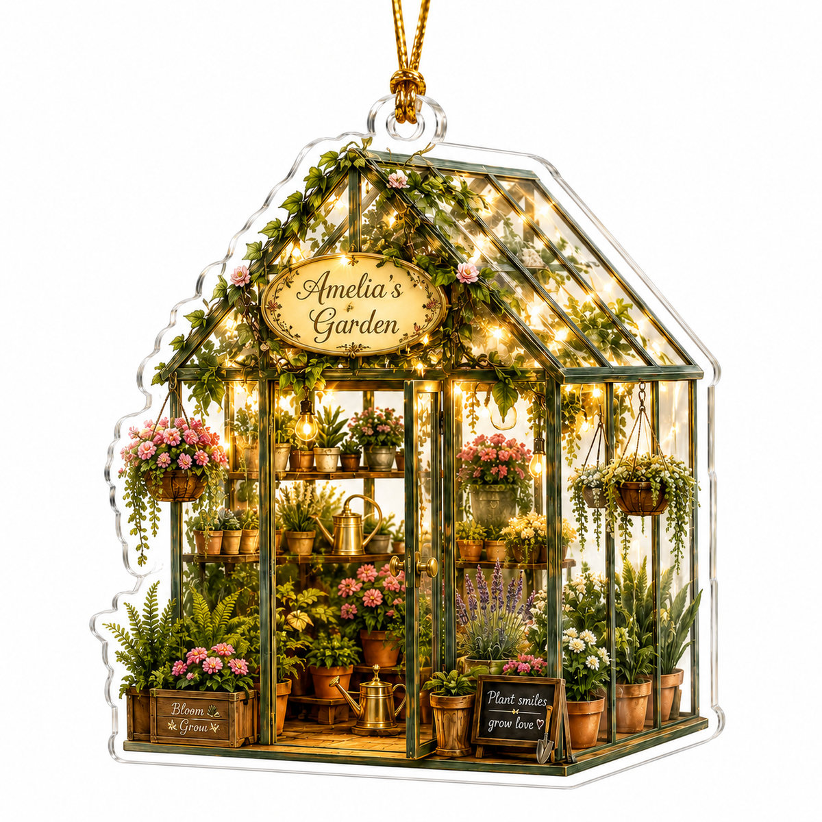 Custom Gardening Fairy Garden Acrylic