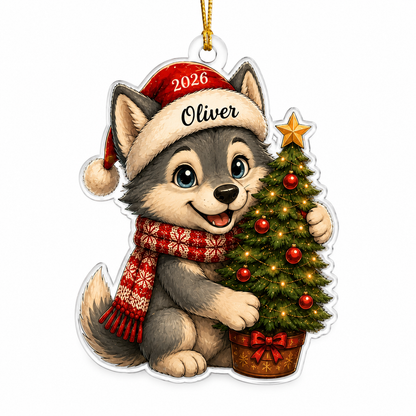 Animal Chrismas Wolf