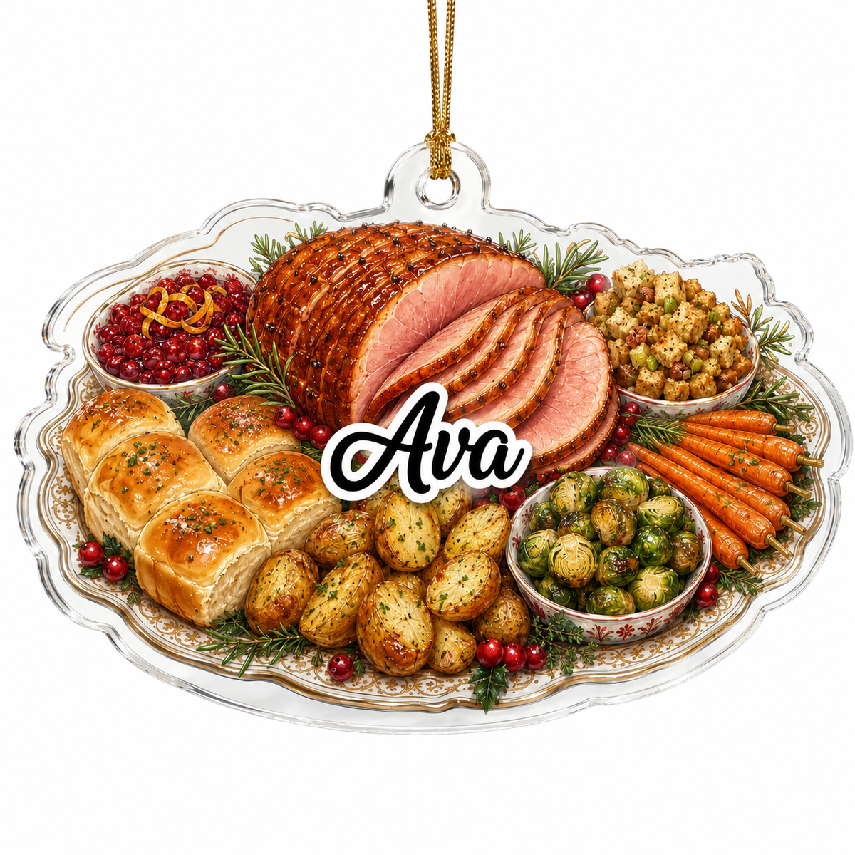 Food Dinner Christmas Dinner Platter