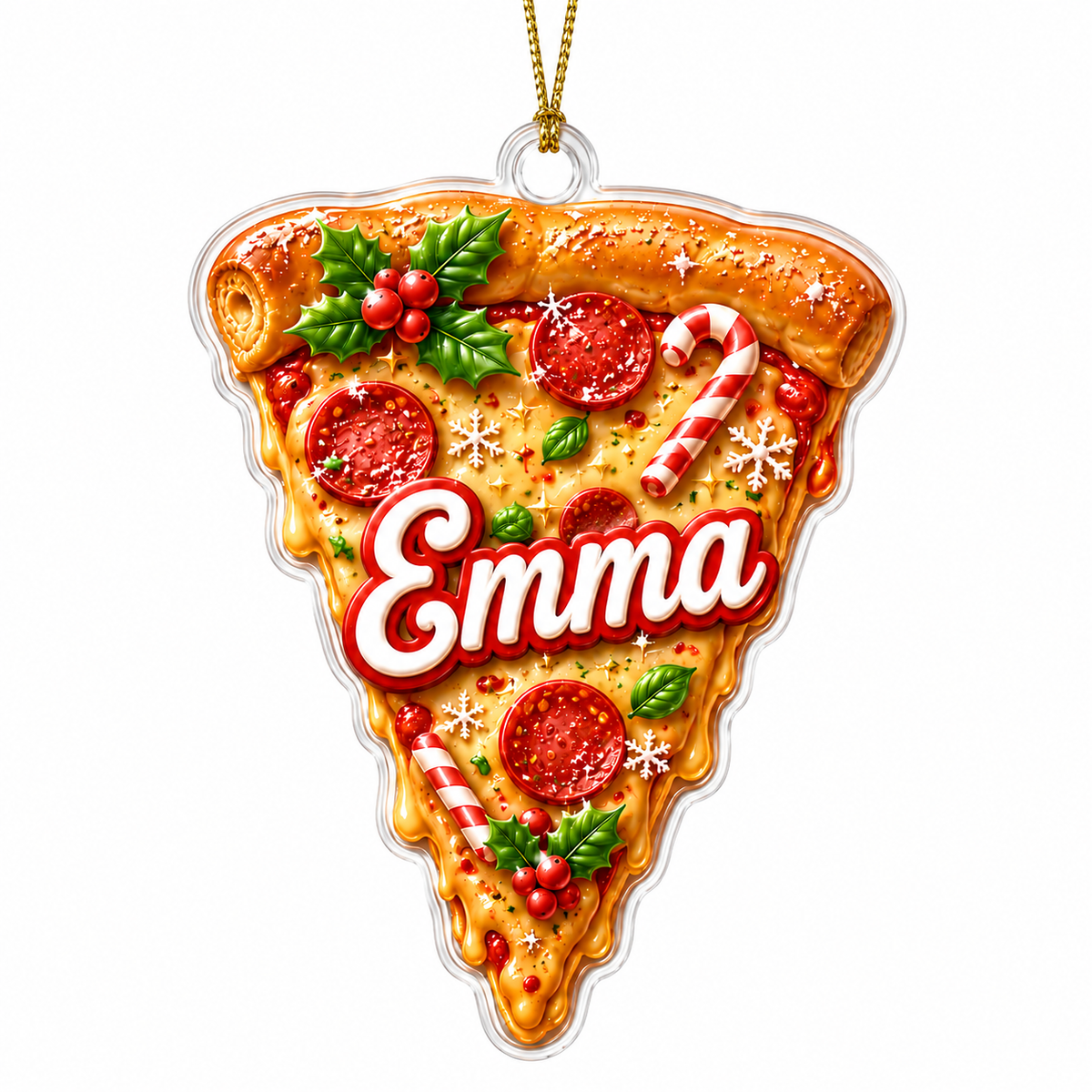 Custom Name Food Acrylic - Pizza Slice
